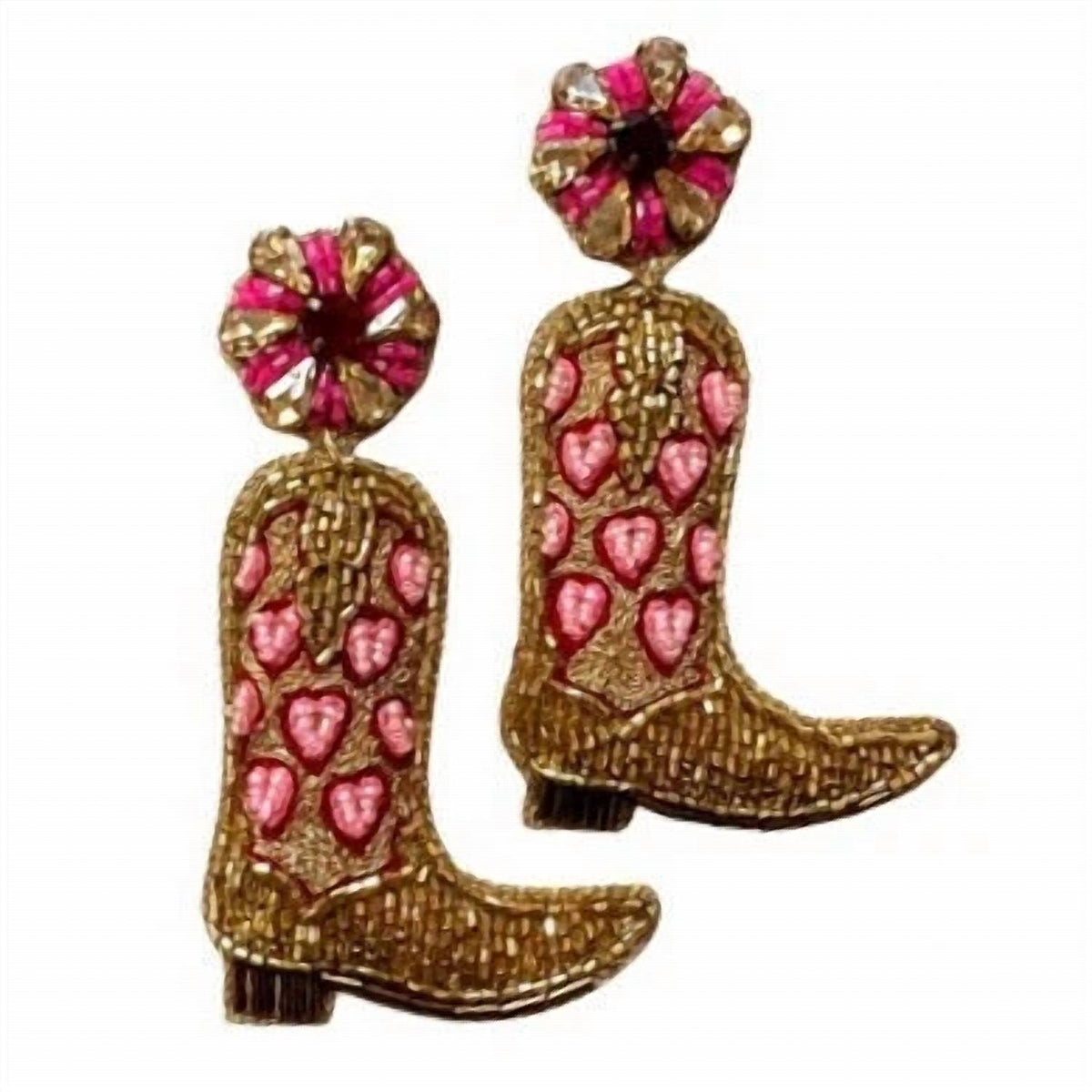 Allie Beads - Women's Cowboy Boot Earrings