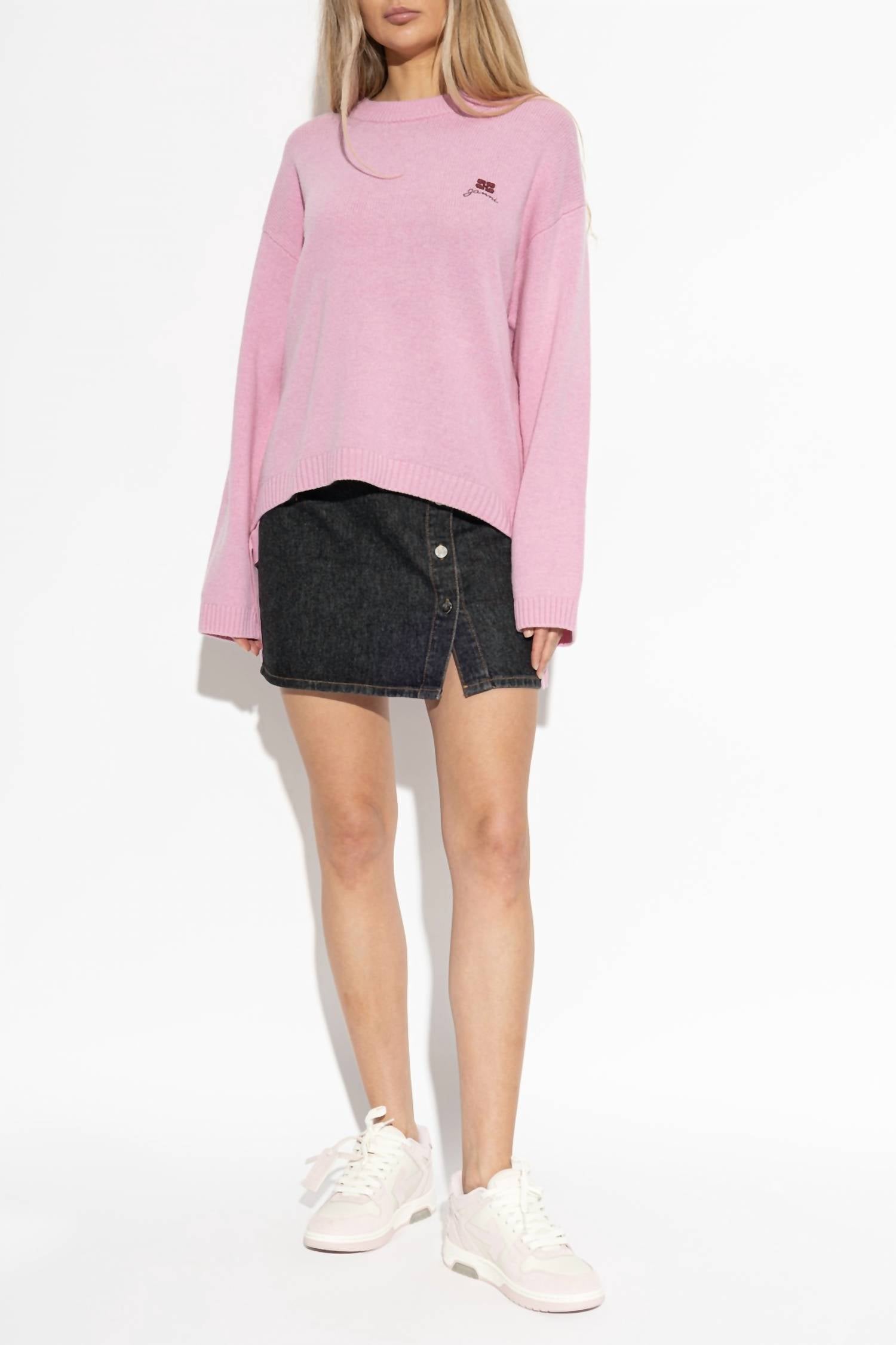 Ganni - Wool Knit Crewneck Sweater