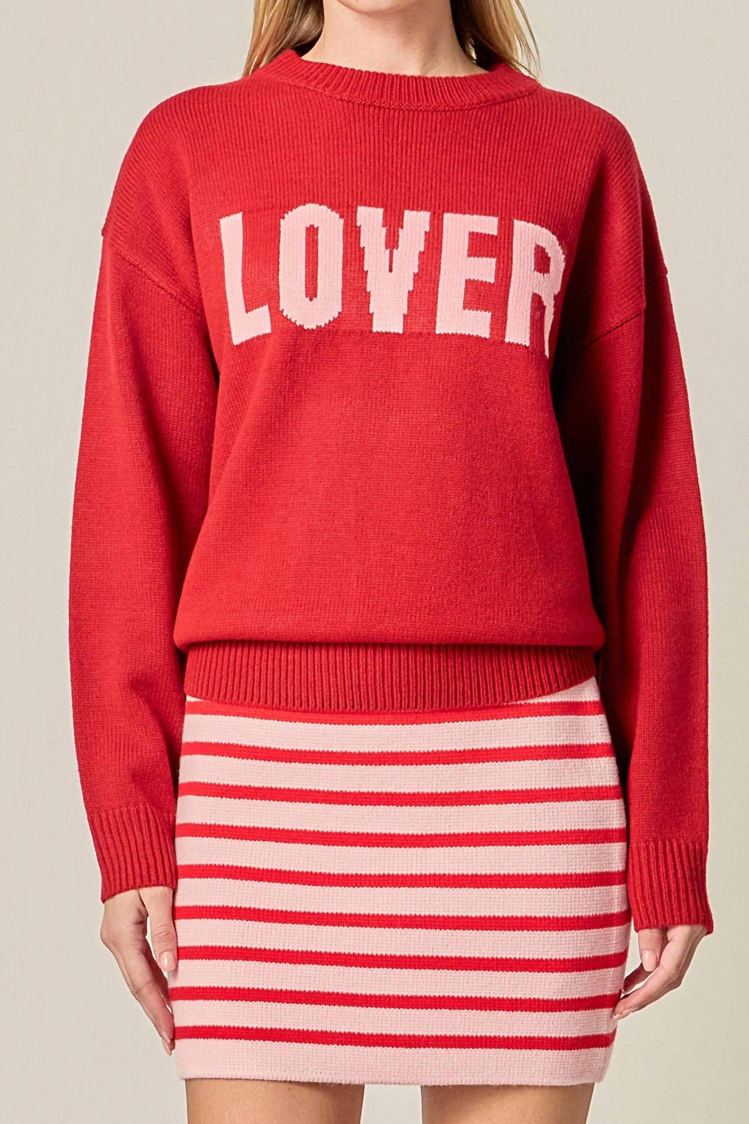 English Factory - Crewneck Statement Sweater