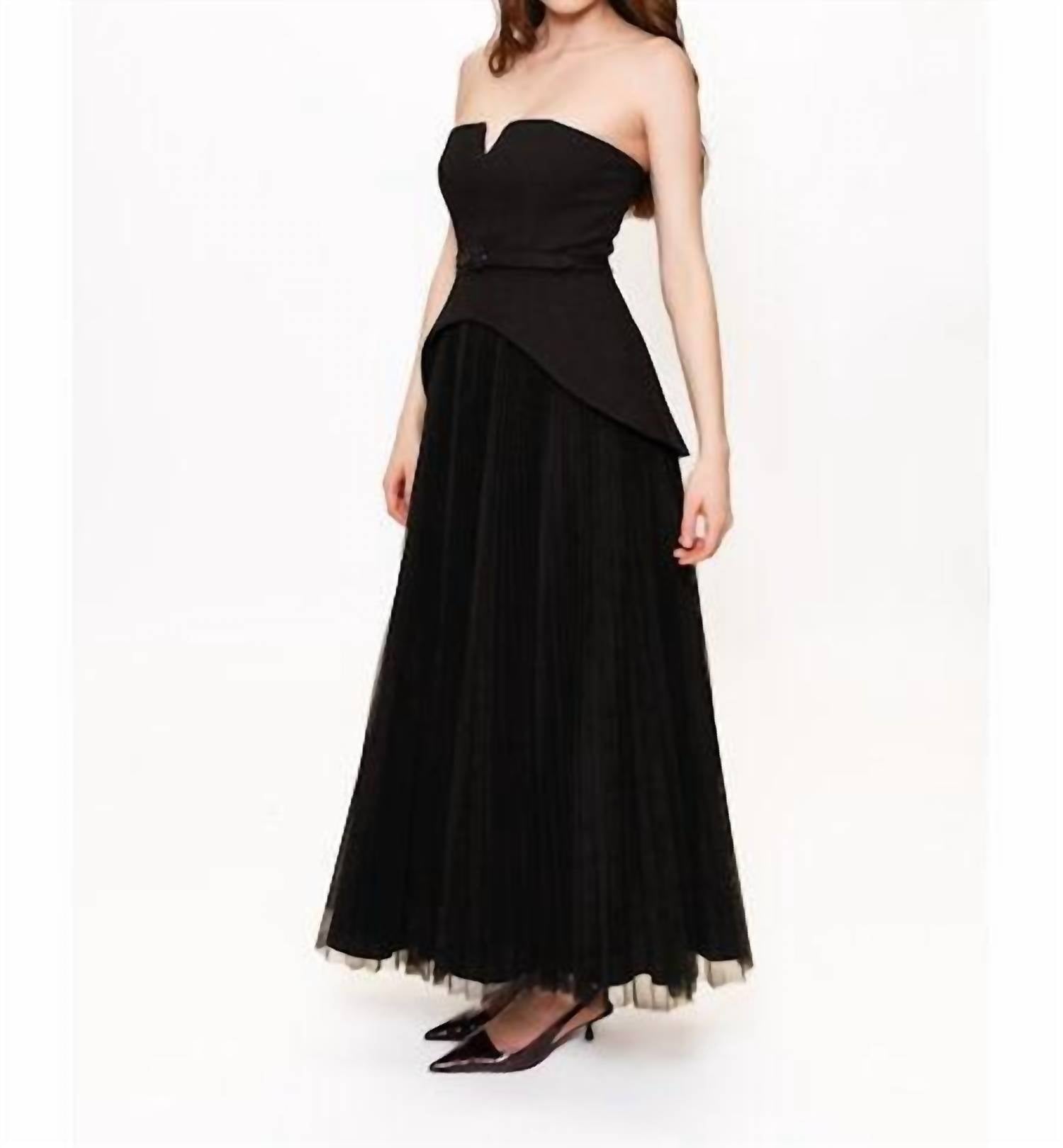 Hutch - Lilibet Strapless Maxi Dress