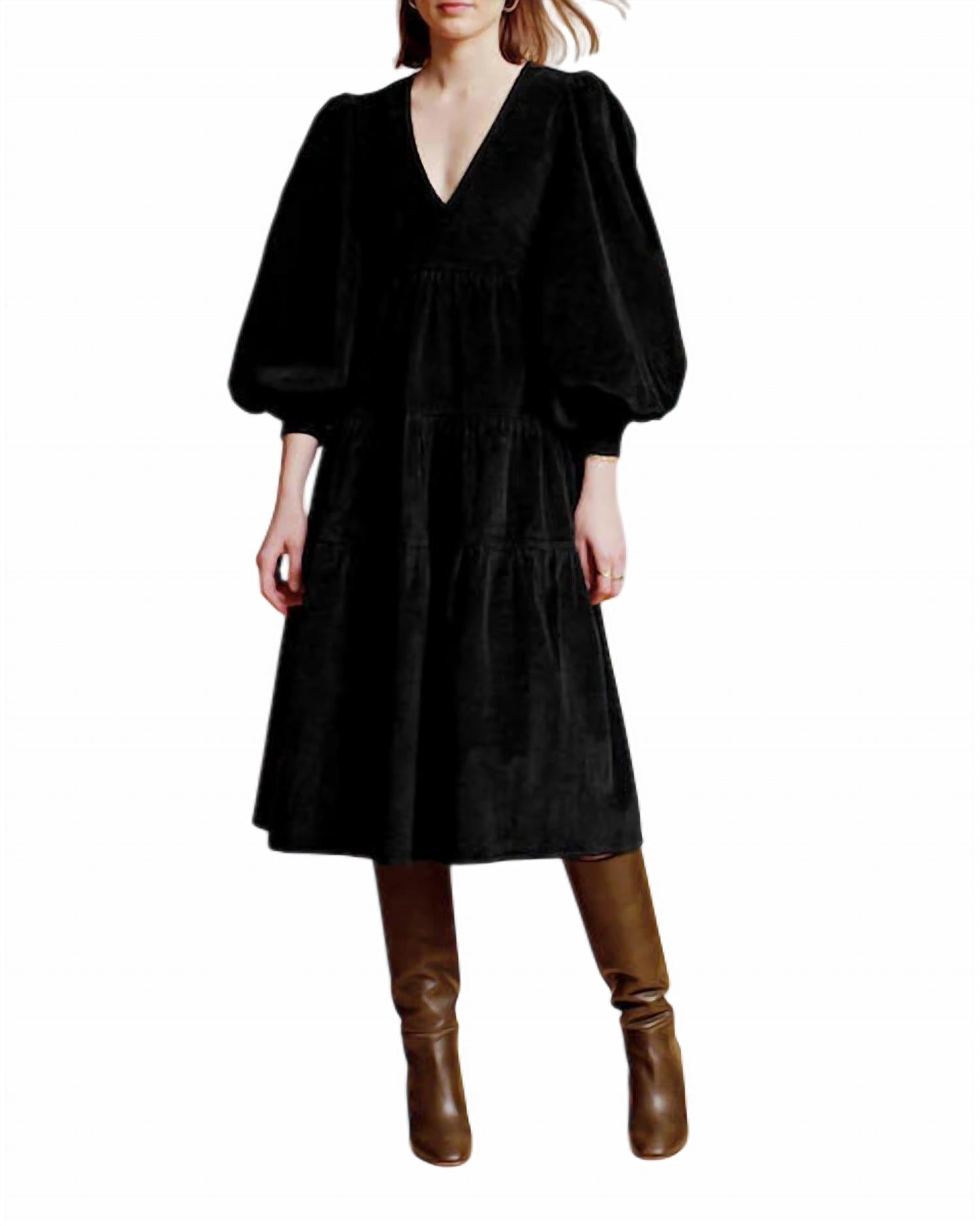 Bytimo - Corduroy Midi Dress