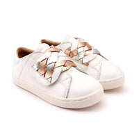 Oldsoles - Girls Igster Velcro Leather Sneakers
