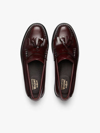 Weejuns Men's Layton Kiltie Loafers in burgandy - men's loafer - detail view