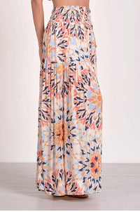 ELAN Midi Kaleidoscope Skirt in multi color - women's skirt - view 4