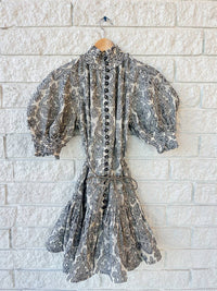 Zimmermann - Wylie Lantern Mini Dress