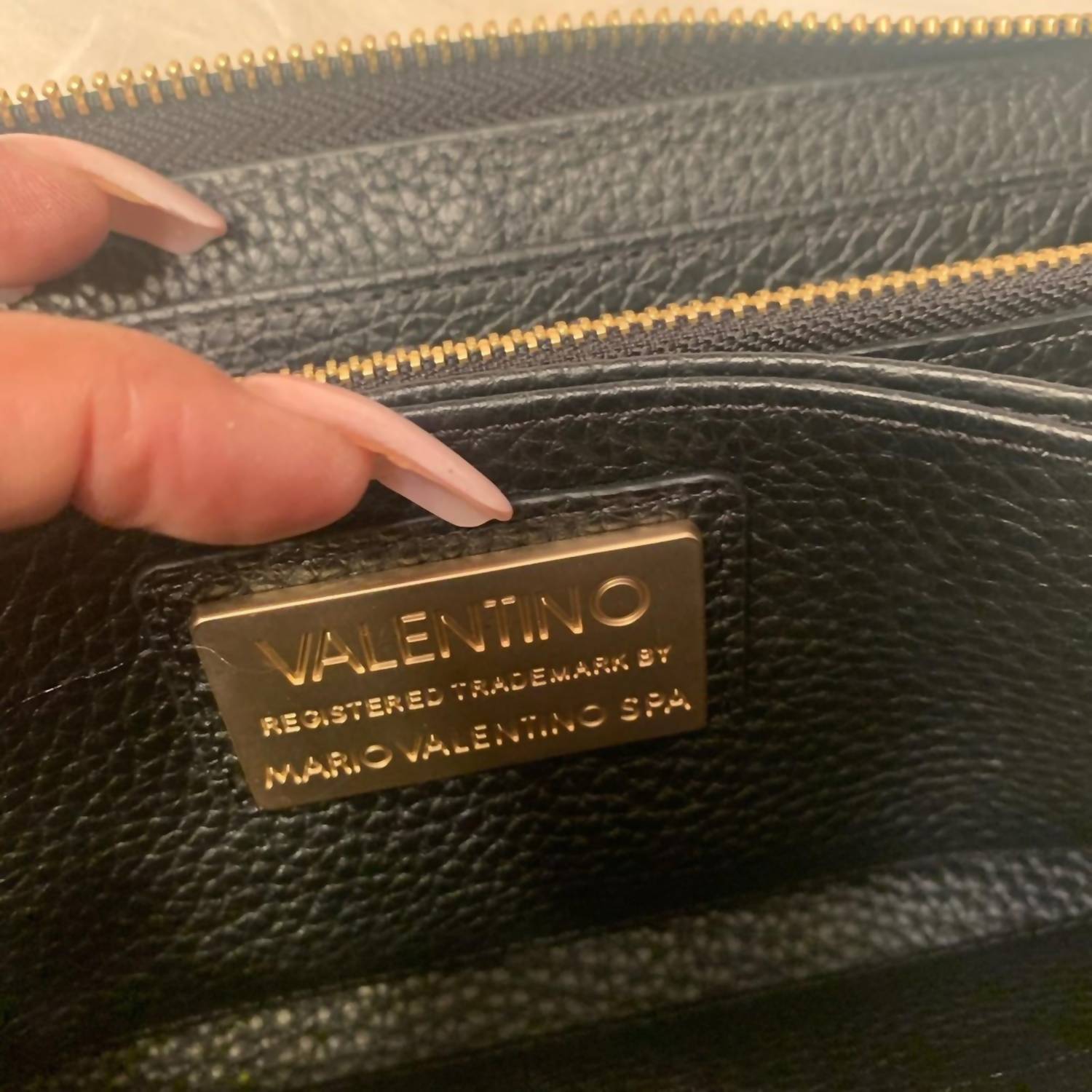 Valentino Women's Garavani Rockstud Zip Around Wallet in black - women's bag - view 7