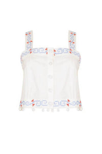 Hunter Bell - Emery Embroidered Top