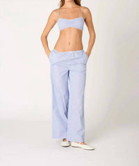 Nia - Stripe Bralette And Pant Set