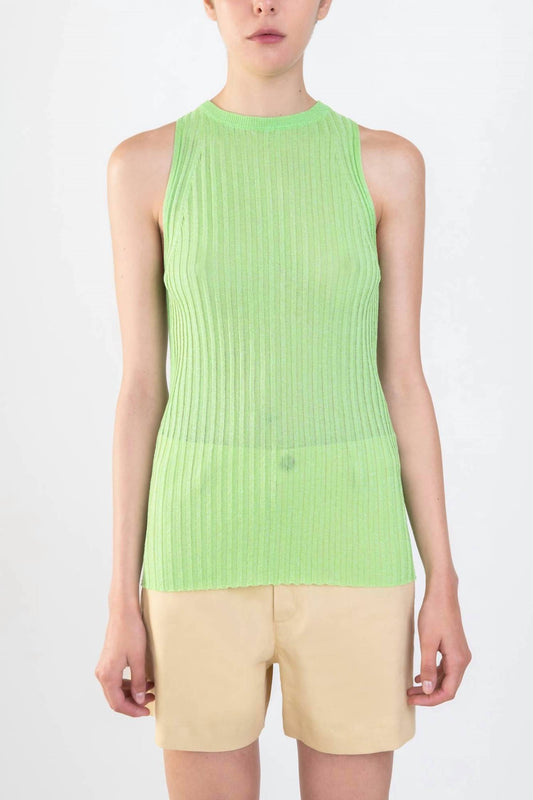 Alysi - Glossy Knit Tank