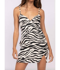 Cason Couture - The Fancy Zebra Mini Dress