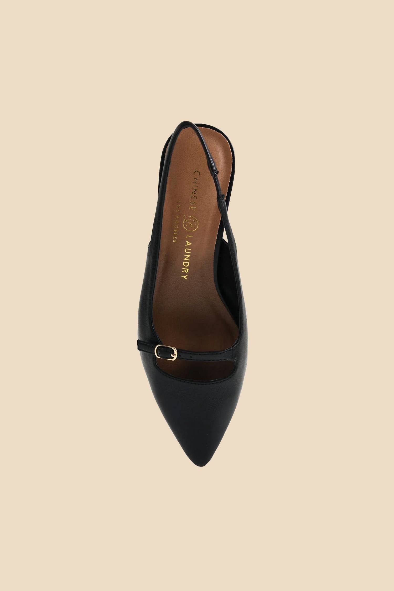 Chinese Laundry - Women's Maude Pointed Toe Slingback Low Heel