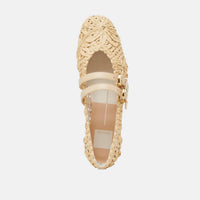 Dolce Vita Women's Baylee Sunflower Flats in light natural macrame - women's flats - view 4