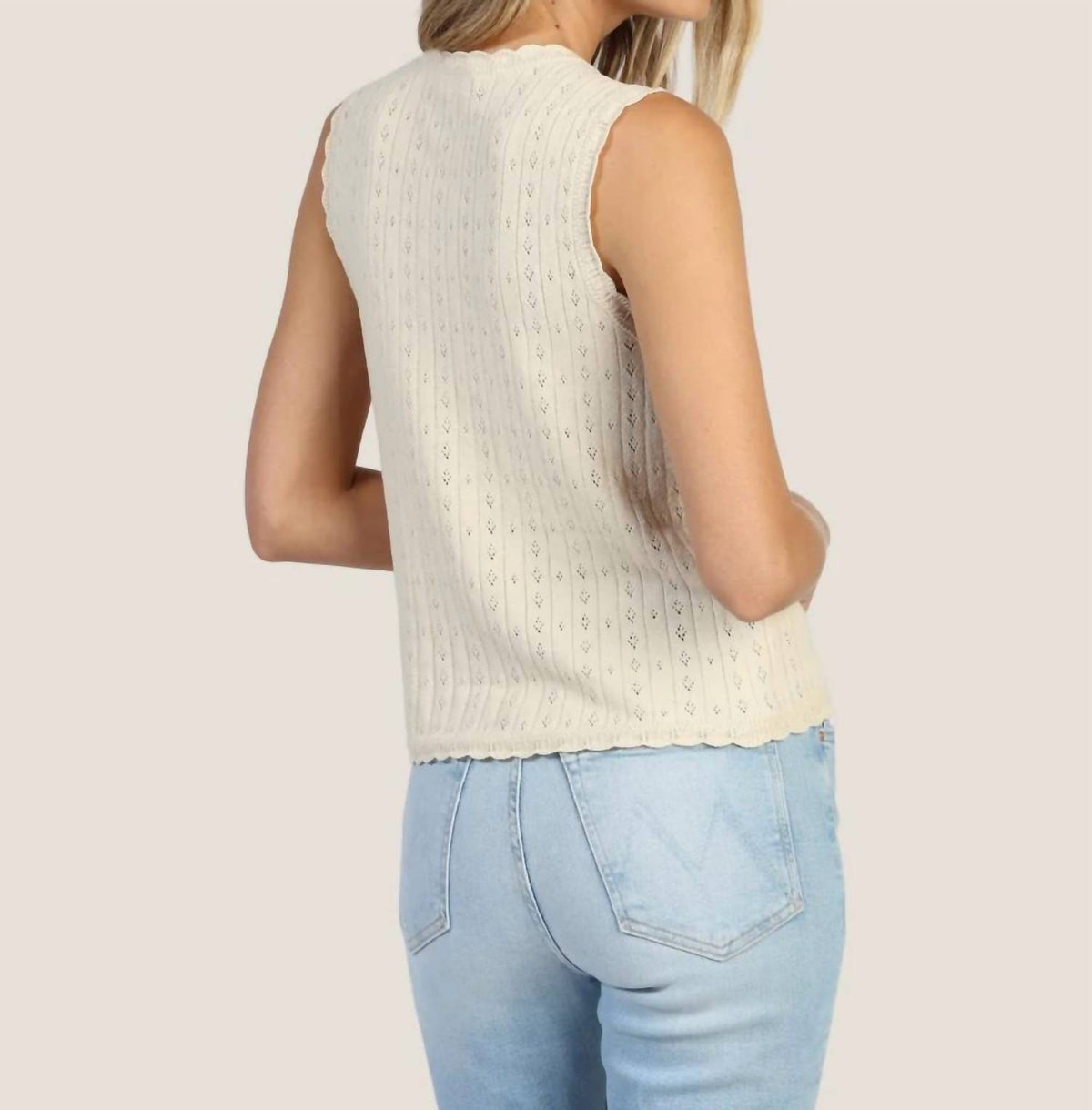 Dylan - Jesse Sleeveless Cardigan Sweater