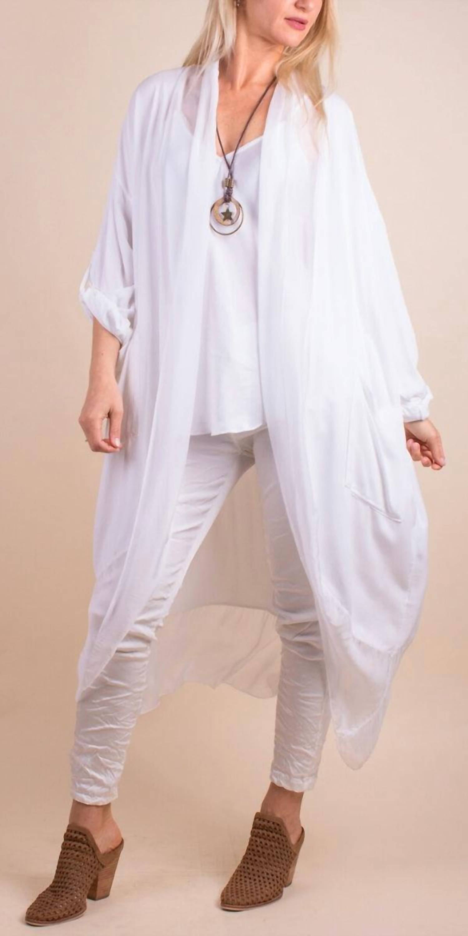 Gigi Moda - Prato Open Front Cardigan