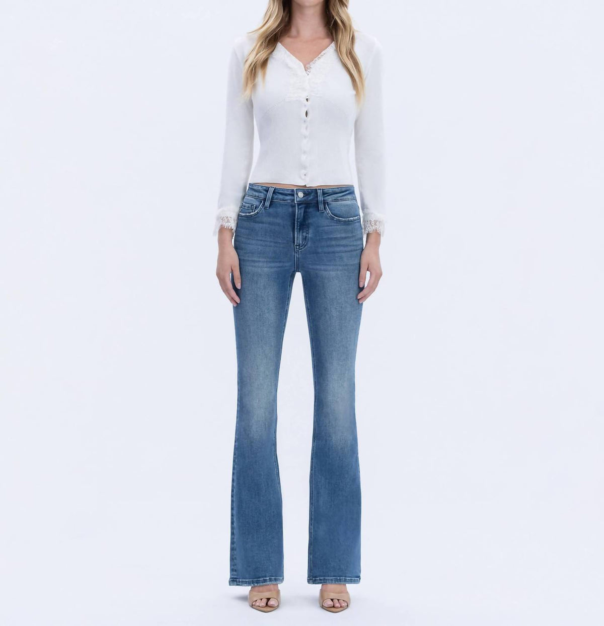 Lovervet - High Rise Bootcut Jeans