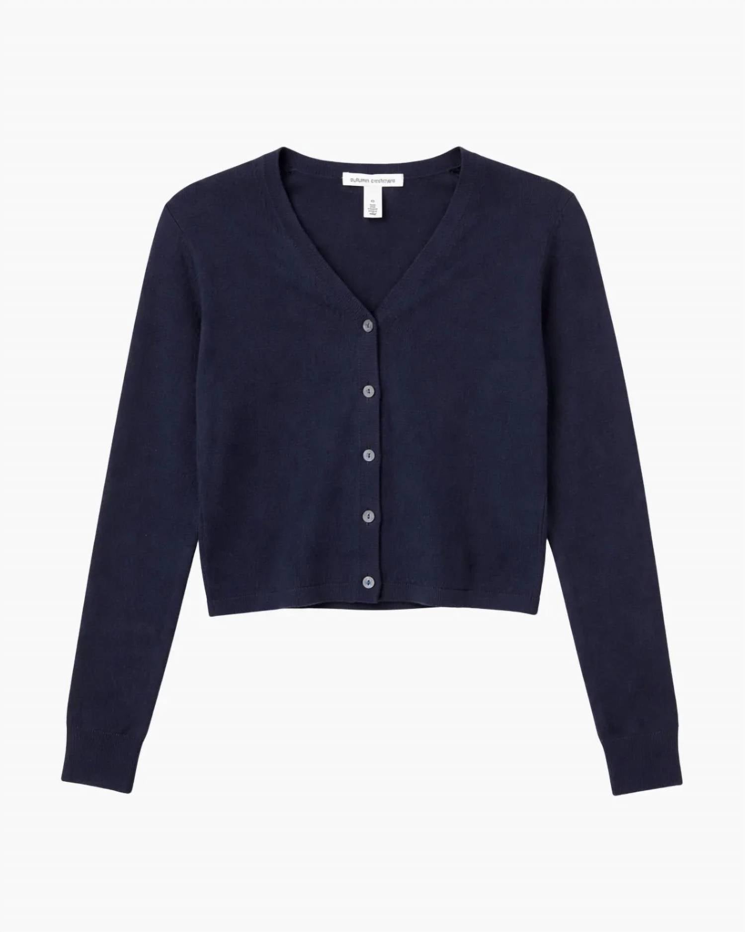 Autumn Cashmere - FITTED HIGH V CARDIGAN