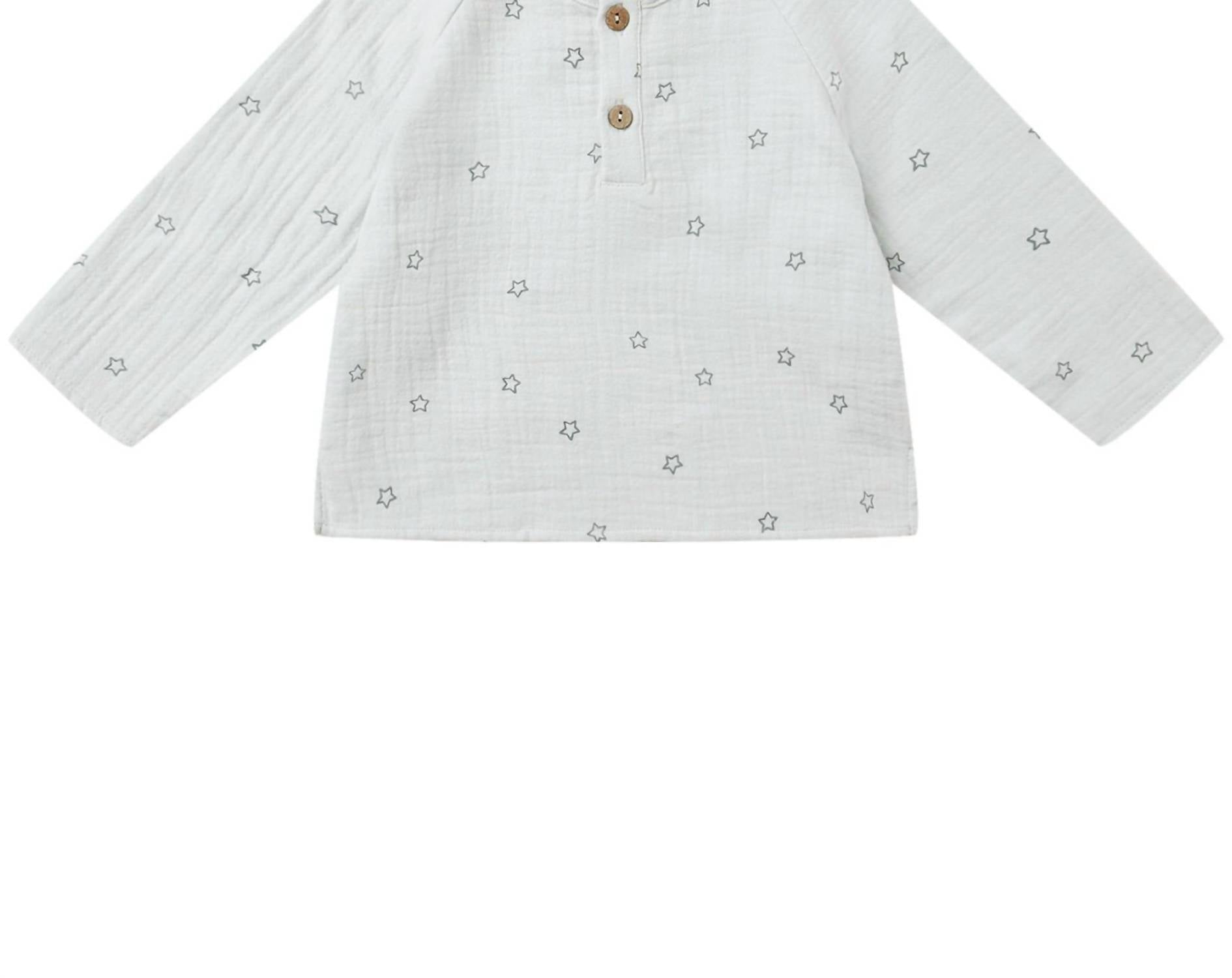 Quincy Mae Kid's Zion Shirt And Woven Pant Set in twinkle - item