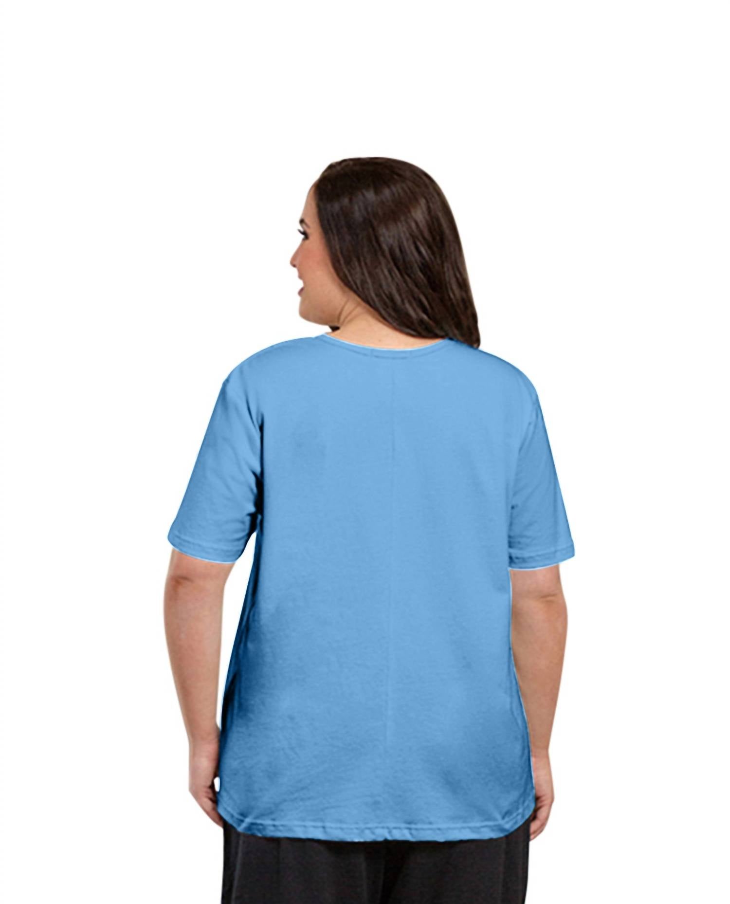 On The Plus Side - Cotton Short Sleeve Tee - Plus