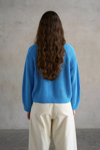Elle Grey - Chunky Button Down Knit Cardigan