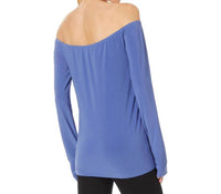 Norma Kamali - Long Sleeve Thumb Hole Off-shoulder Top