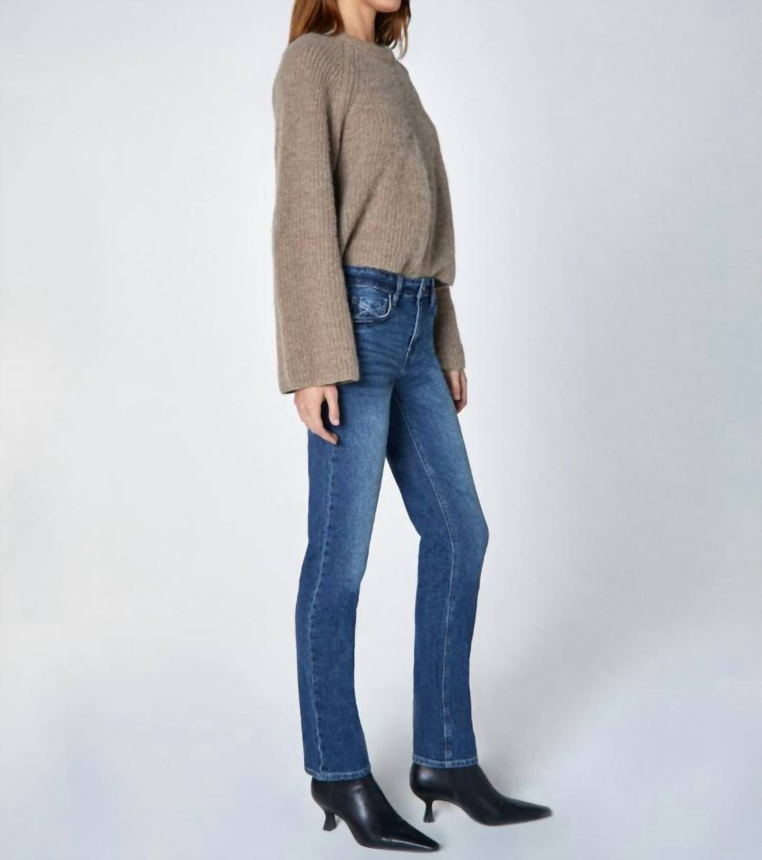Unpublished - Georgia Mid Rise Straight Leg Jeans