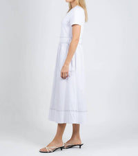 Elliott Lauren - Knit Woven Combo Dress