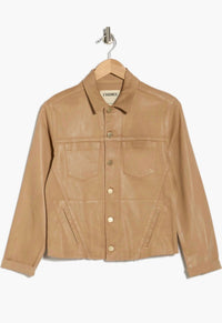L'Agence - Janelle Slim Fit Raw Hem Jacket