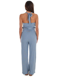 Bailey Rose - Women's All That And More Stripe Halter Top