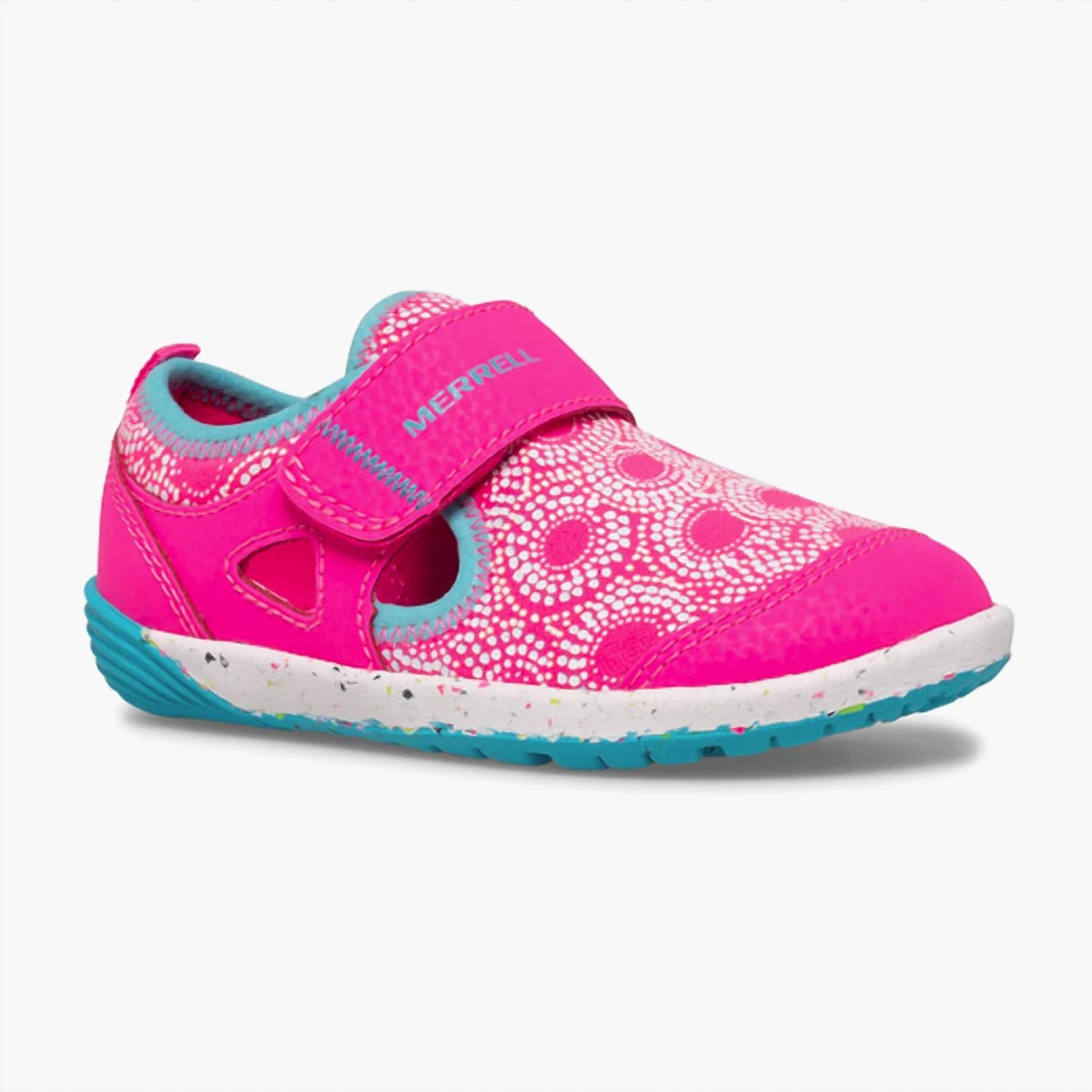 MERRELL Infant-Toddler Bare Steps H20 Water Shoes in berry turq - kids' shoe