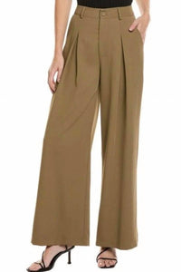 Gracia - Pleated Wide Legs Trousers