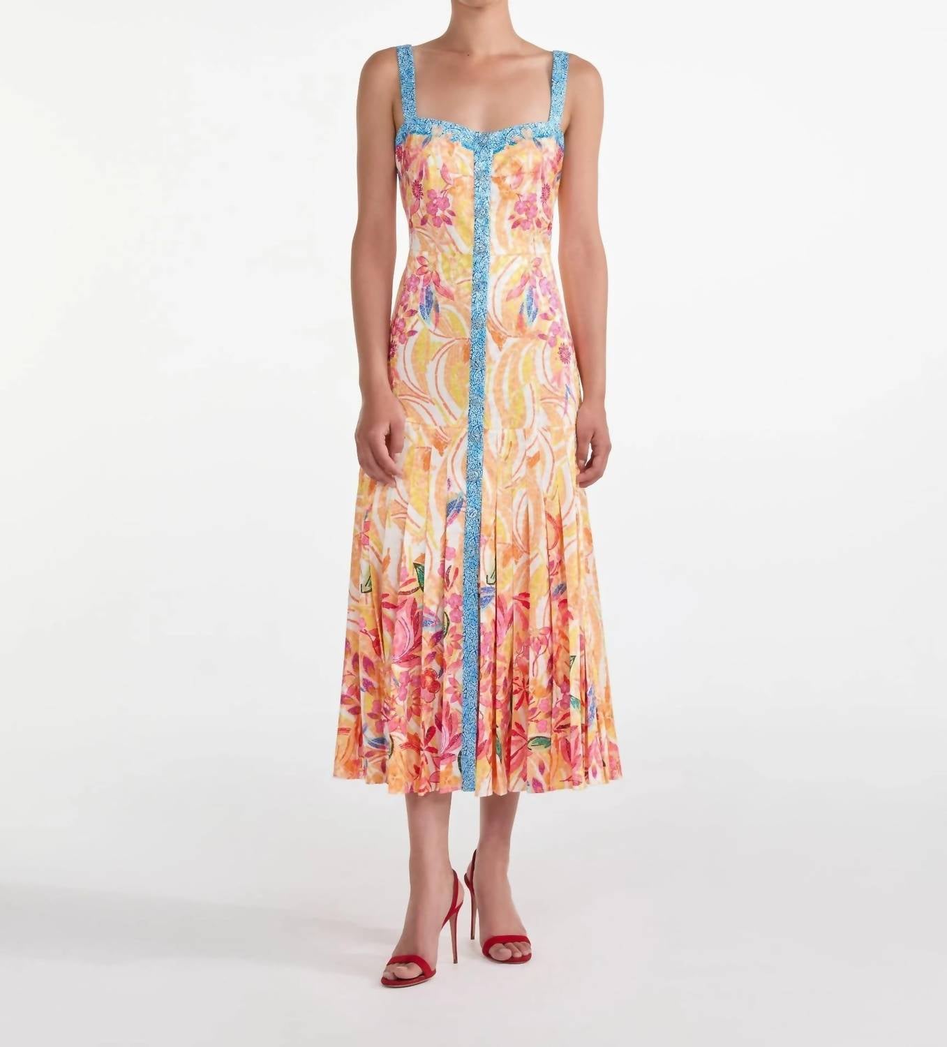 Saloni - Karen Midi Dress
