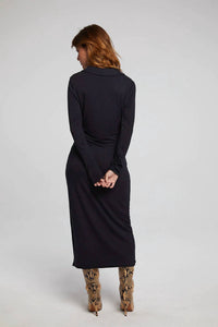 Chaser - Palm Henley Dress