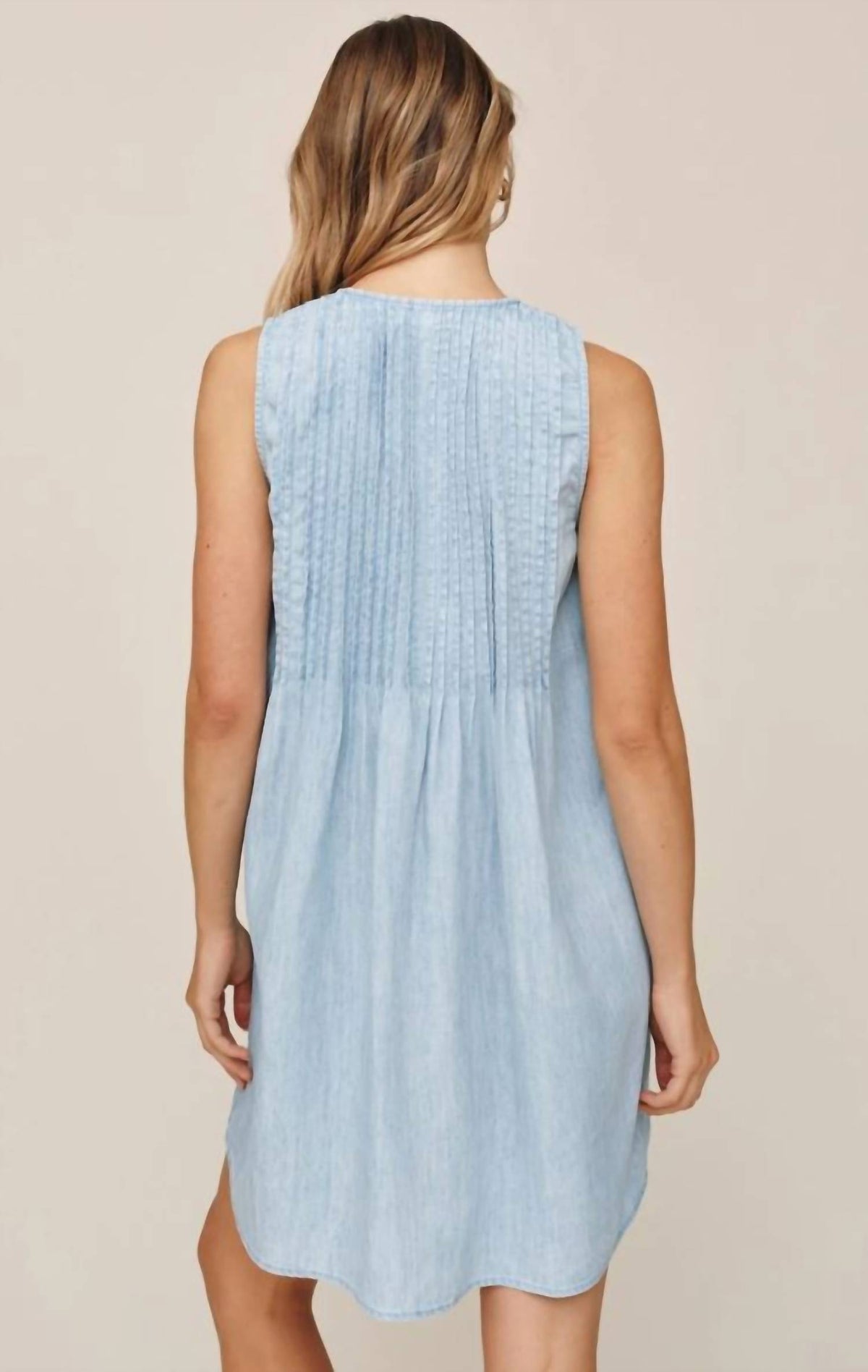 Bella Dahl - Pintuck Sleeveless Dress