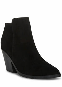 Blondo - Women's Suede Stacked Heel Bootie
