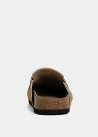 SHU SHOP Women's Ariana Moccasin in taupe suede - women's shoe - view 4