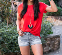 Grace And Lace - Distressed Super Stretch Short