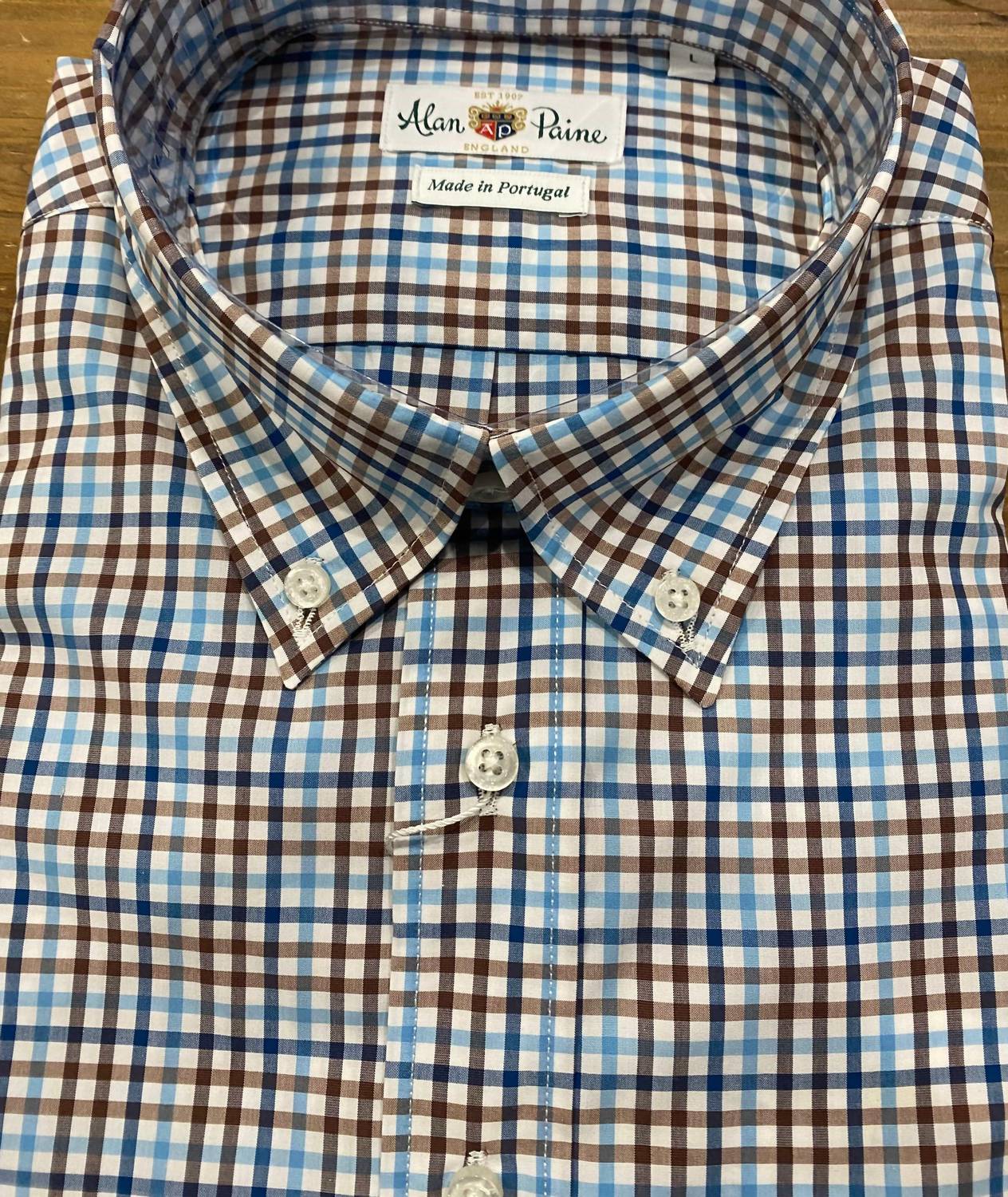 Alan Paine - Men's Long Sleeve Checked Shirt