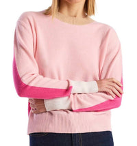 Brodie Cashmere - Summer Colourblock Crew Top