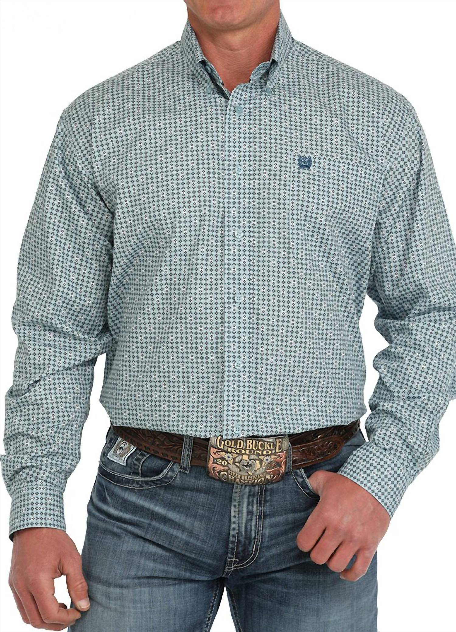 Cinch - Long Sleeve Print Top
