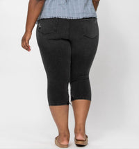 Judy Blue - Emma High Rise Distressed Skinny Capris Jeans