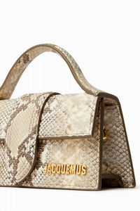 Jacquemus - Women's Le Grand Bambino Snake-embossed Crossbody Bag