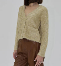 Another Love - Lucia Metallic Cardigan Sweater