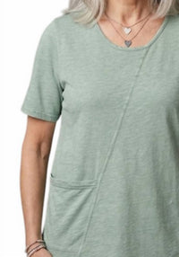 Cotton Lani - Asymmetrical Pocket Top