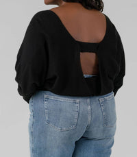 Bitte Kai Rand - Mullein Cotton Wrap Sweater - Plus Size
