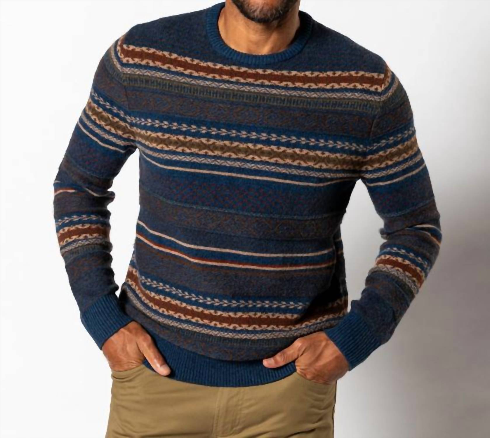 Duck Head - Birch Fair Isle Crewneck Sweater