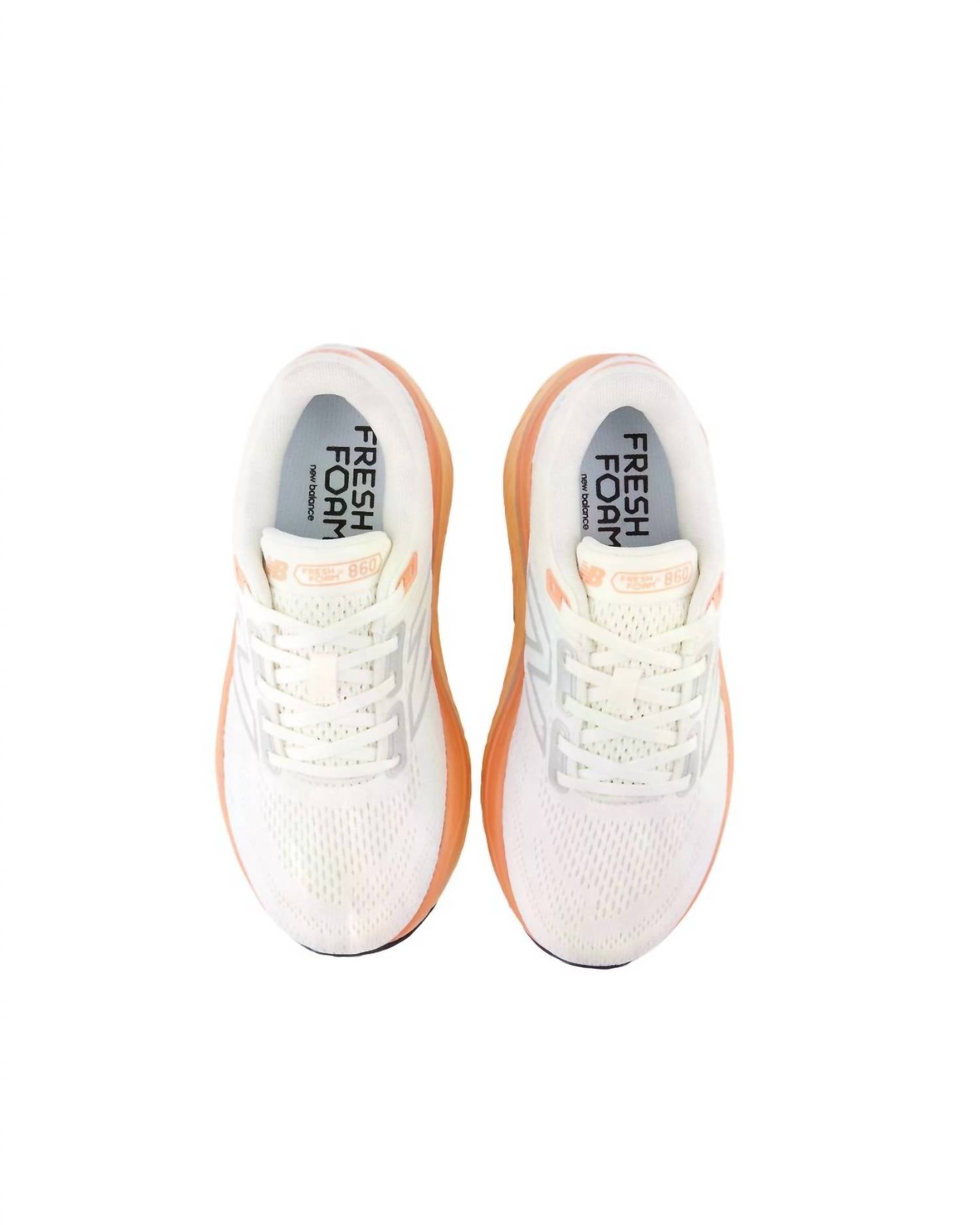 New Balance Women's Fresh Foam X 860v14 Sneaker in white angora - women's sneaker - view 4