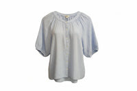 Dylan - Women's Button-up Elbow Sleeve Top