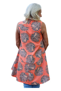Nu-Look - Palm Leaf High Low Top
