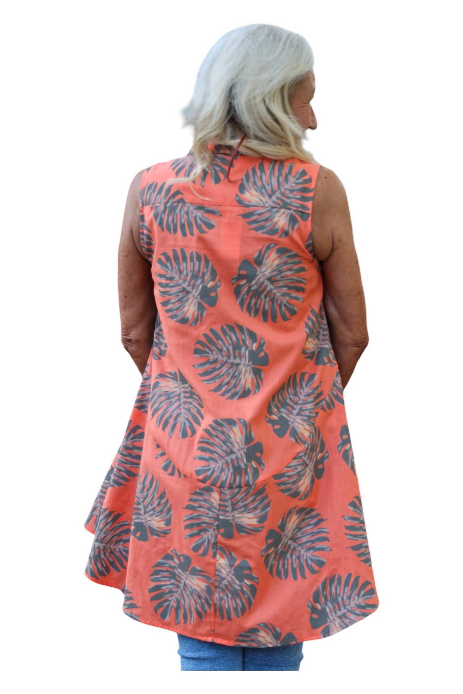 Nu-Look - Palm Leaf High Low Top