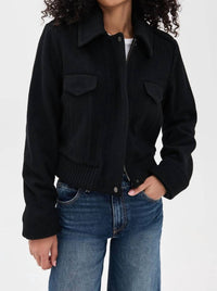 Vince - Cropped Wool Blend Jacket
